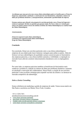 Modelo carta convite de convênio particular entre clínica odontológica e empresas da sua cidade.pdf