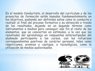 Modelo conductismo | PPTX
