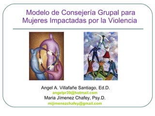 [object Object],Angel A. Villafañe Santiago, Ed.D. [email_address]   Maria Jímenez Chafey, Psy.D.  [email_address]   