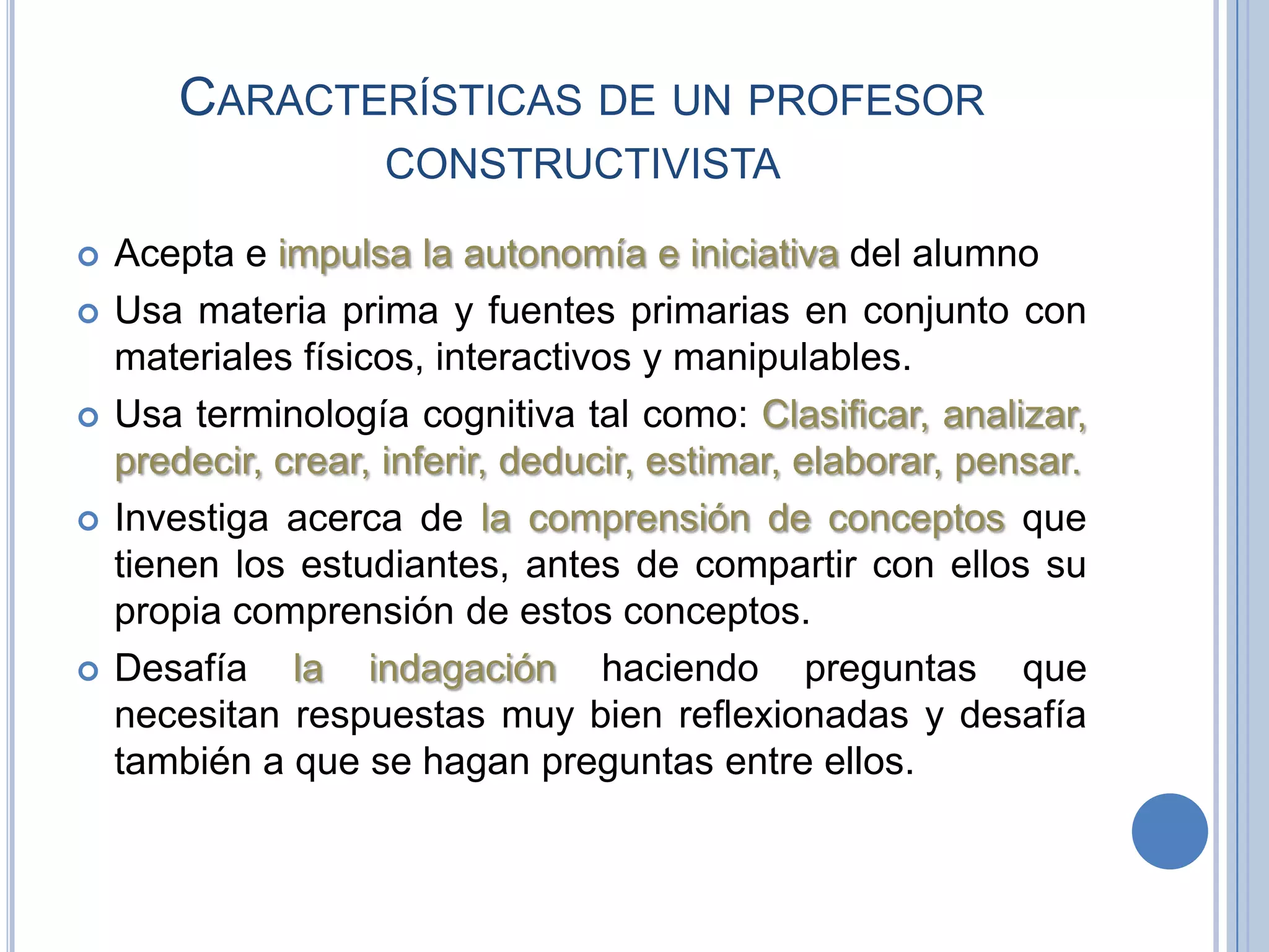 Modelo constructivista | PPTX