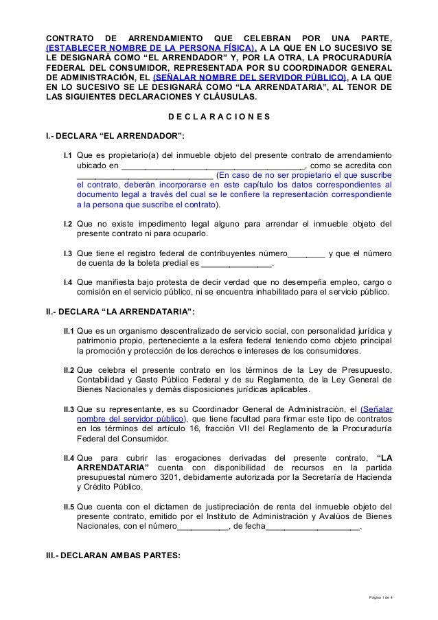 Contrato de arrendamiento financiero ejemplo