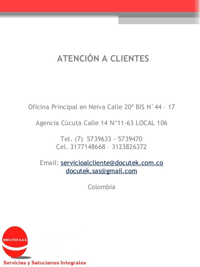 Modelo cot servicio tecnico congreso