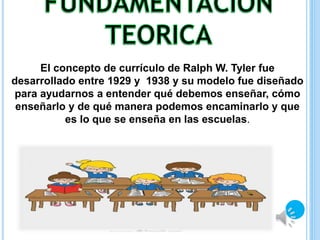 Modelo curricular de ralph tyler | PPTX