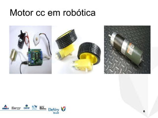Motor cc em robótica
6
 