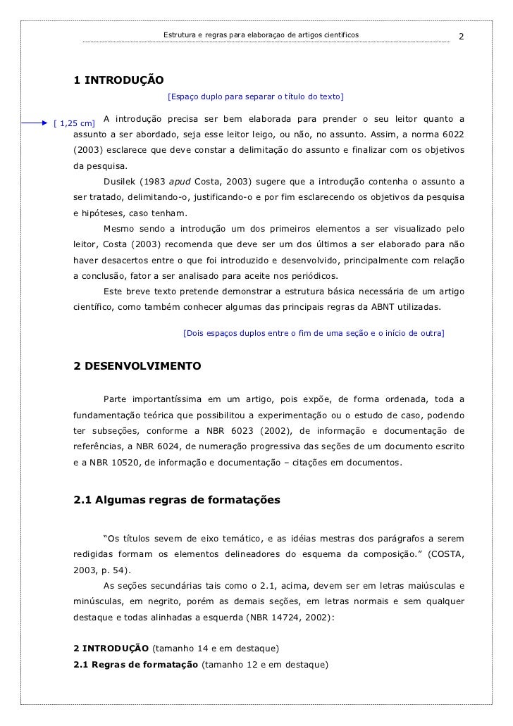 Modelo de introducao de artigo
