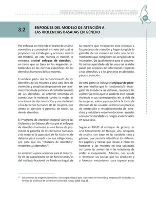 Modelo de atención a las violencias basadas en el género para clínica ...
