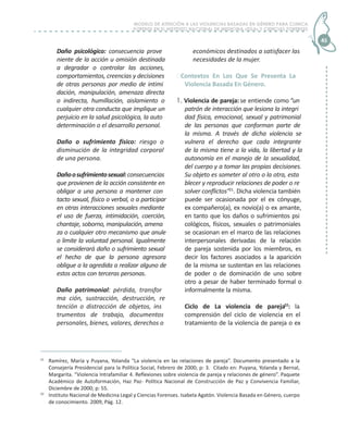 Modelo de atención a las violencias basadas en el género para clínica ...