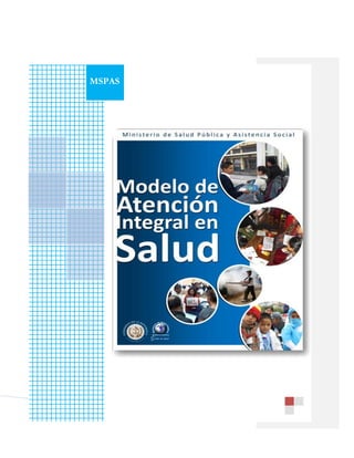 Modelo de atención integral en salud MSPAS
1
MSPAS
 