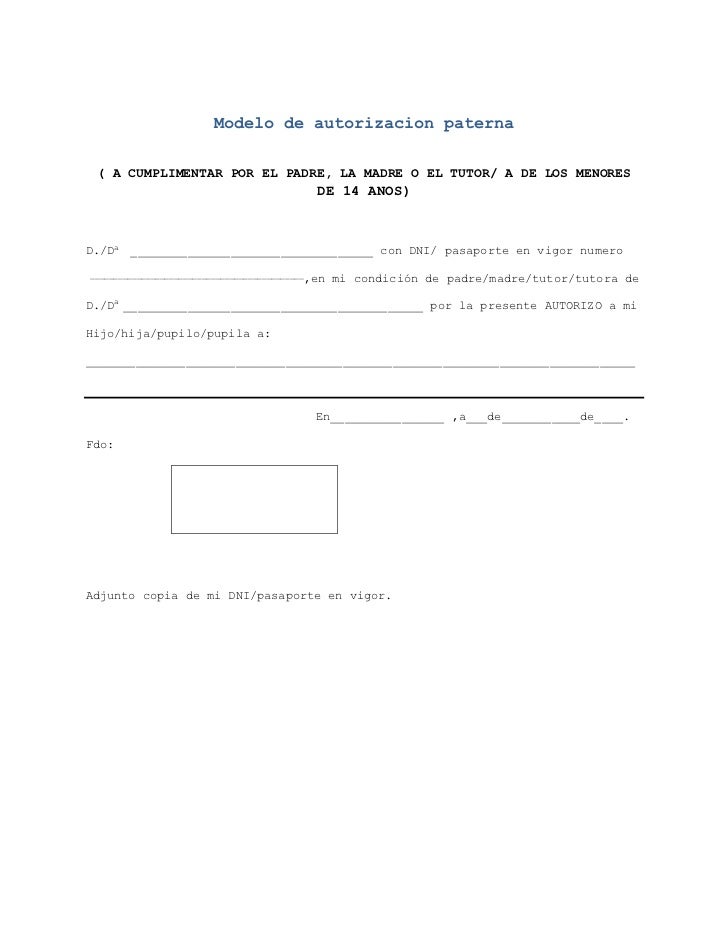 Modelo De Autorizacion