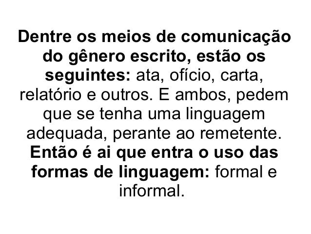 Modelo de carta formal e informal com exemplos