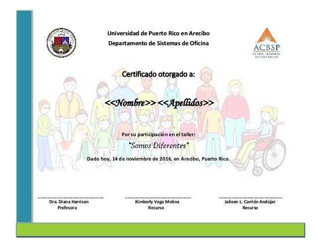certificado de participacion