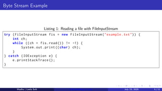 File Handling and IO Streams in Java Language | PDF