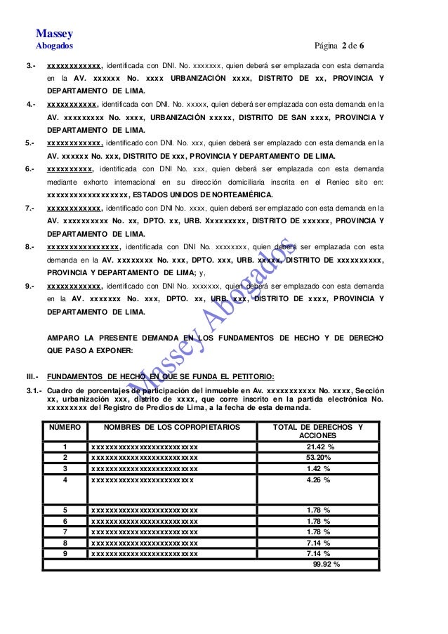 Demanda por vicios redhibitorios modelo Demanda por vicios redhibitorios modelo