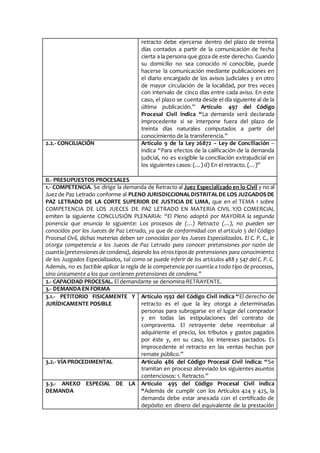 Modelo De Demanda Civil De Retracto