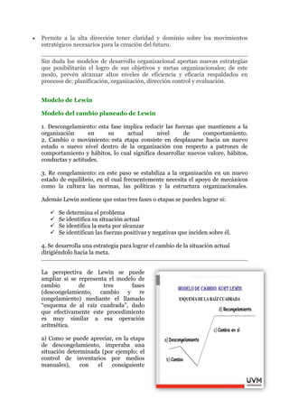 Modelos de desarrollo organizacional | PDF
