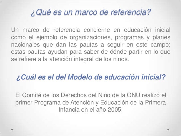 Modelo de Atención con Enfoque Integral Educación Inicial