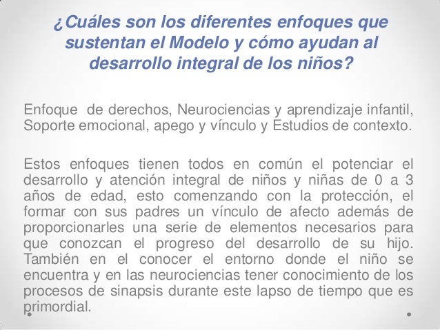 Modelo de Atención con Enfoque Integral Educación Inicial