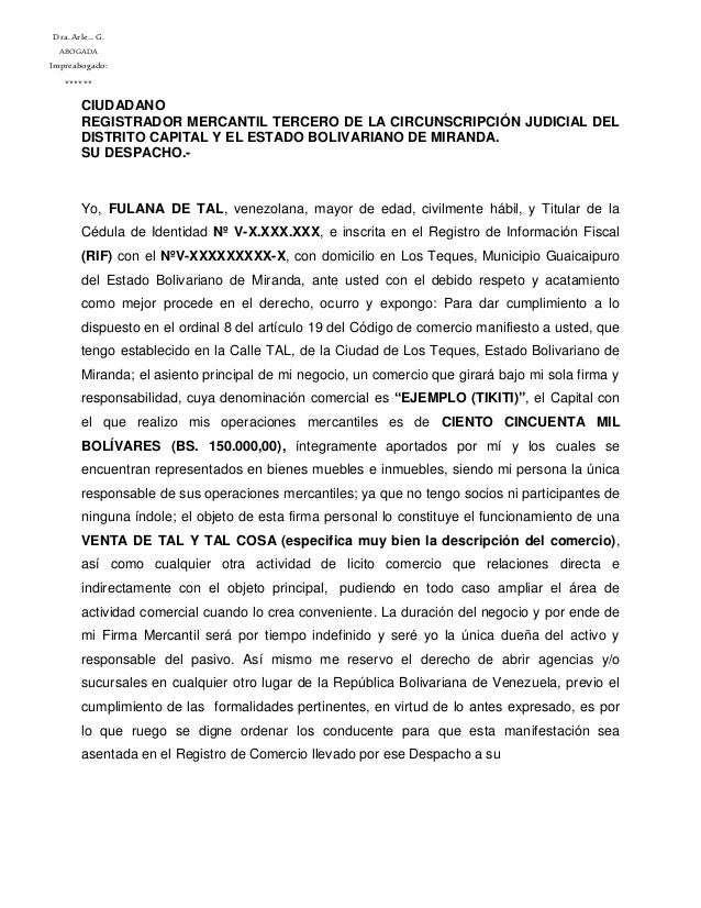 Modelo De Firma Personal