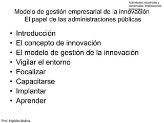 Modelo de gestión empresarial de la innovación.ppt