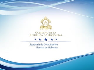 Secretaria de Coordinación
General de Gobierno
 