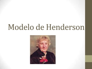 Modelo de Henderson
 