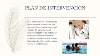 Modelo de intervención en fisioterapia en méxico