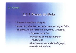 Modelo de jogo FCP - Mourinho