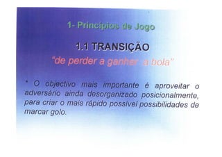 Modelo de jogo FCP - Mourinho