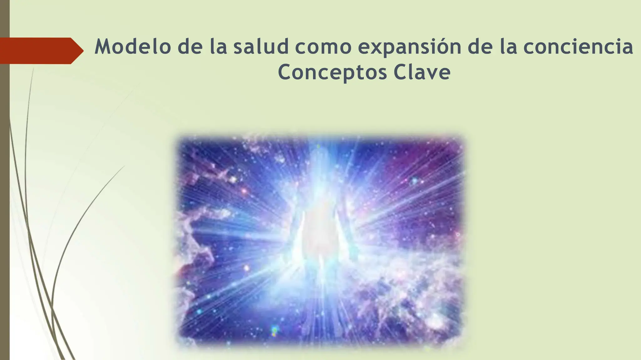 Modelo de la salud como expansión de la conciencia
Conceptos Clave
 