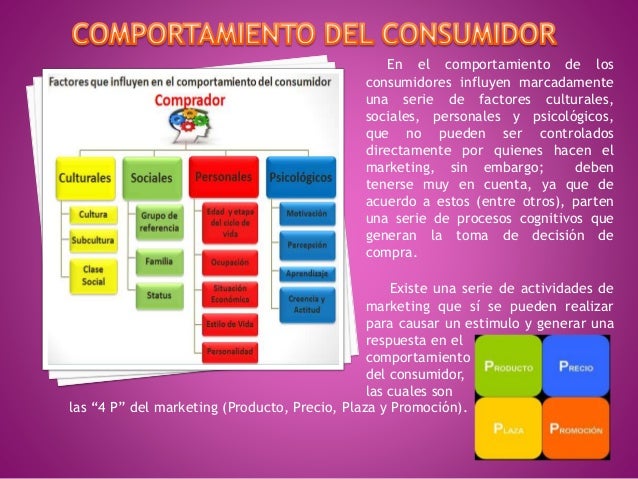 Modelo del comportamiento del consumidor. Kimberly Cumplido