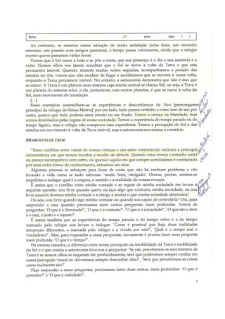 Modelo de leitura - texto Marilena Chauí - página 3