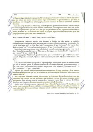 Modelo de leitura - texto Marilena Chauí - página 4