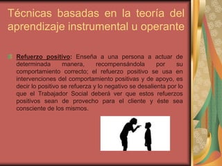 Modelo de modificacion de la conducta