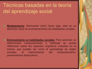 Modelo de modificacion de la conducta