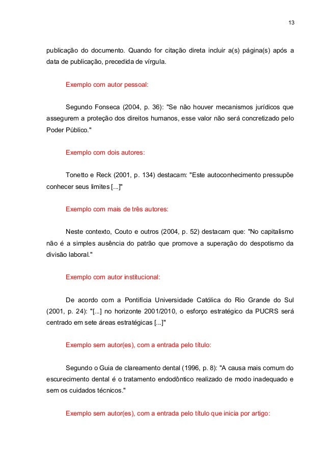 Citacao de monografia