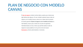 Cómo Crear un Modelo de Negocio Efectivo con Canvas: Guía Completa | PPTX