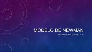 MODELO DE NEWMAN
ALEJANDRO TORRES GORDILLO NL 28

 