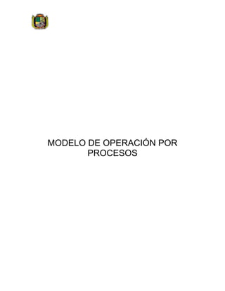 Modelo de operación por procesos