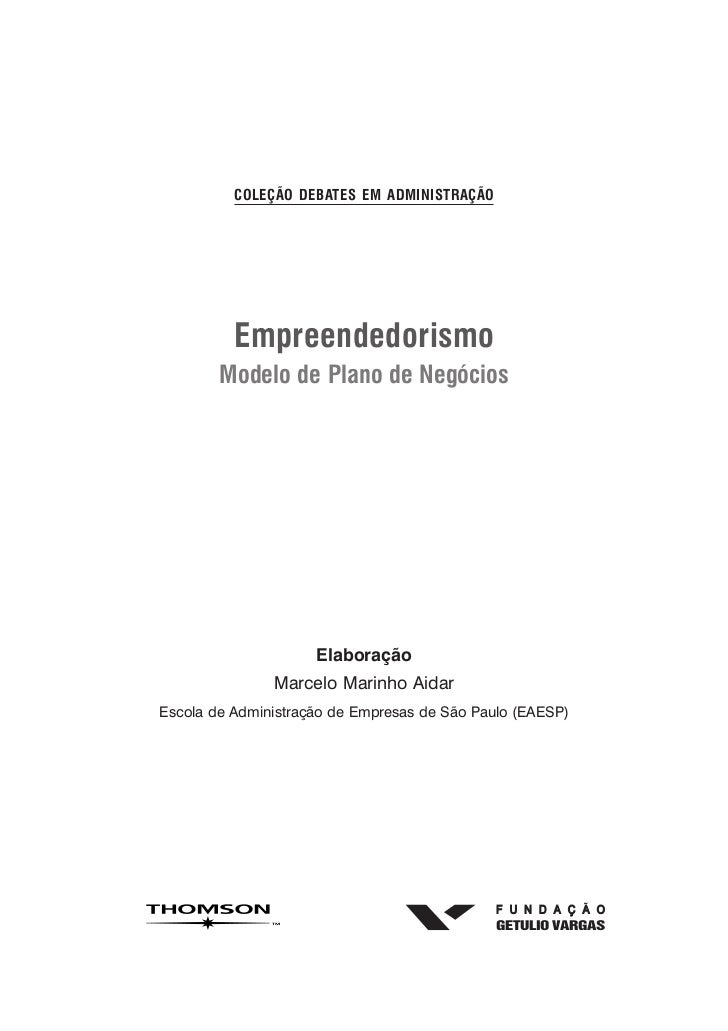 Plano negocios exemplo