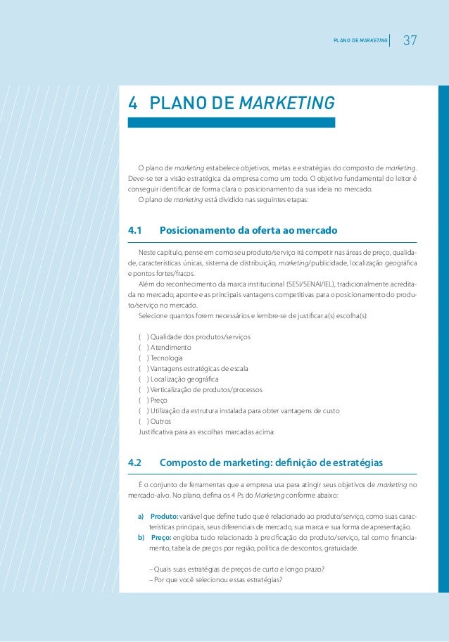 plano de negocios 4 ps plano de negocios 4 ps