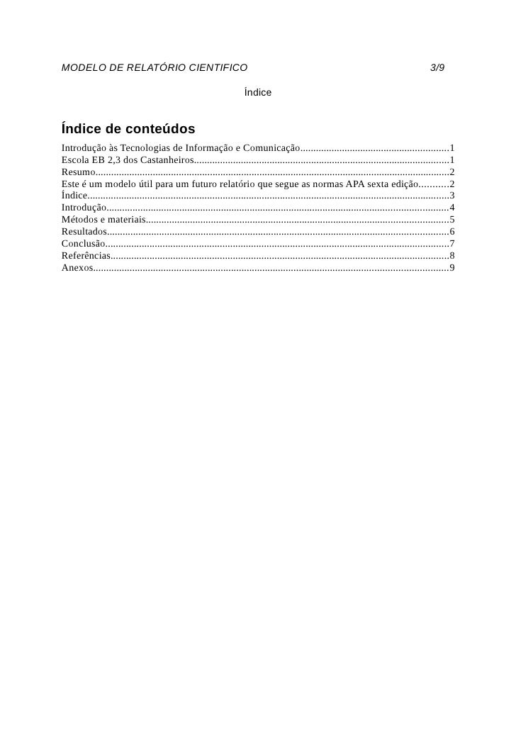 Exemplo de relatorio social