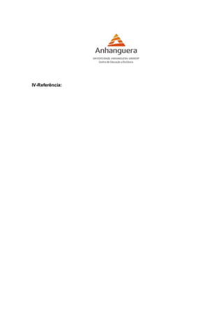 IV-Referência:
 