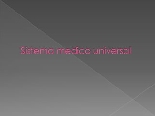 Modelo de salud en méxico