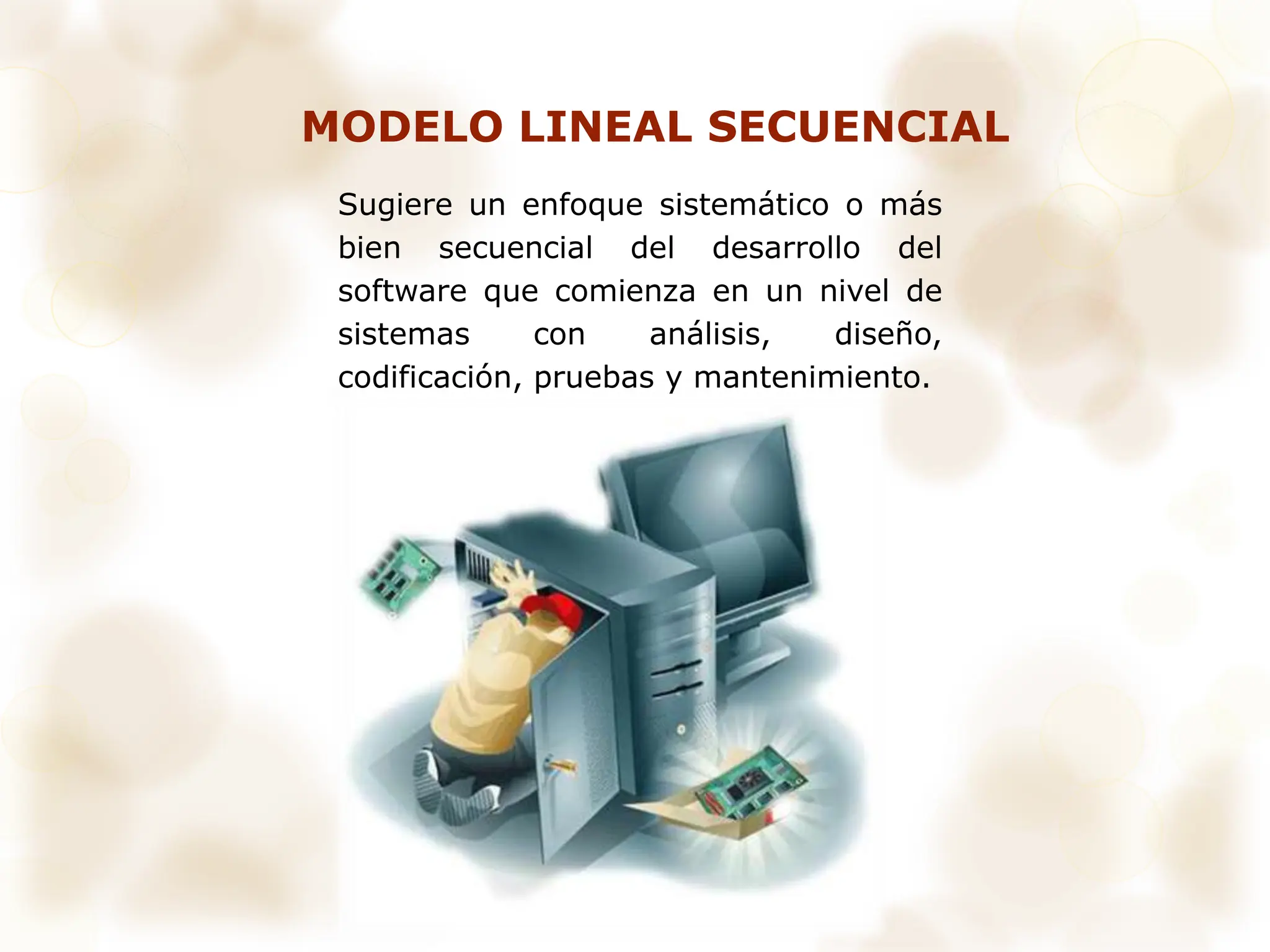 Modelo de desarrollo de software - presentación en powerpoint | PPT