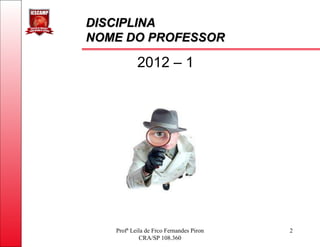 Modelo de slides para as aulas dicas | PPT