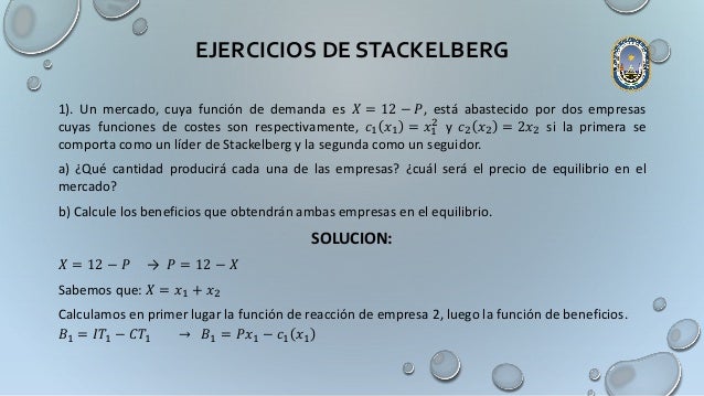Modelo de Stackelberg