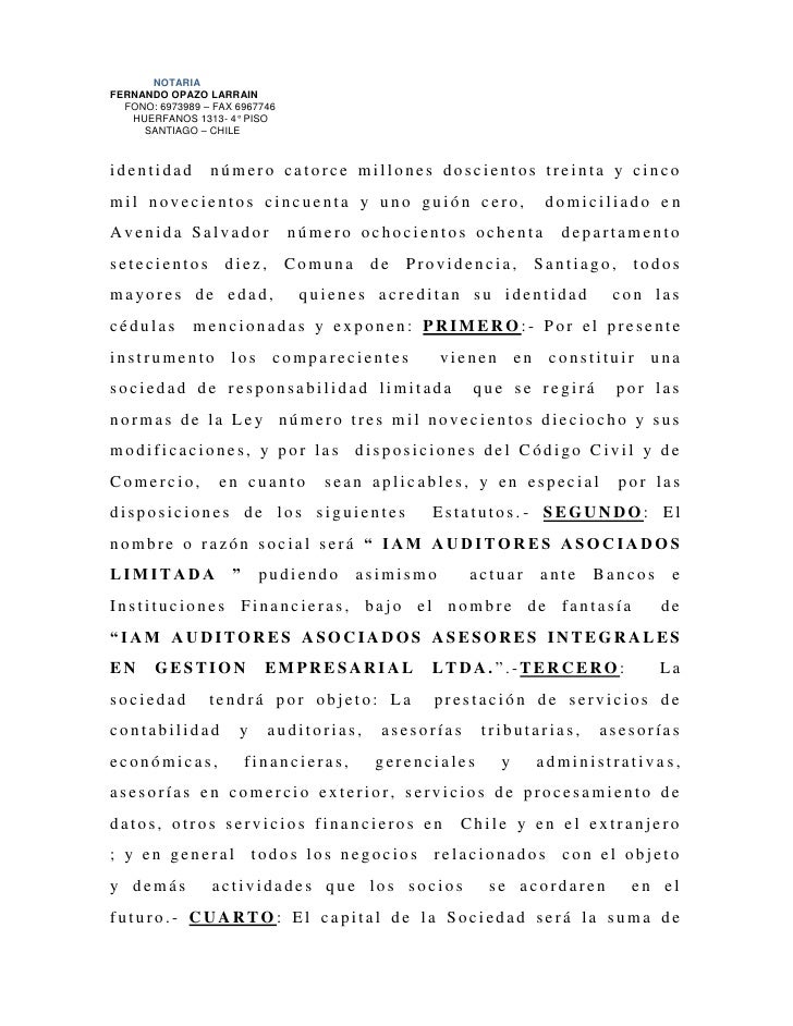 Escritura pública ejemplo pdf