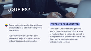 Modelo Estándar de Control Interno para el Estado Colombiano MECI 2014 ...