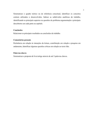 Modelo de fichamento