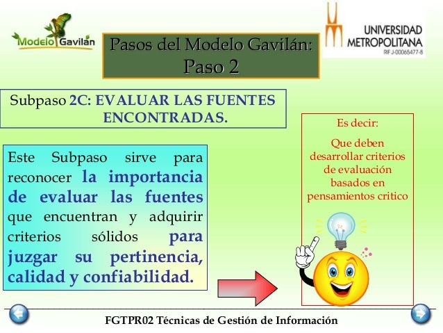 BUSCAR Y EVALUAR FUENTES DE INFORMACIÓN